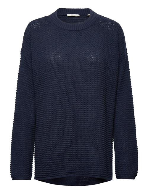 Esprit Casual Textured Knitted Jumper Esprit Casual Navy