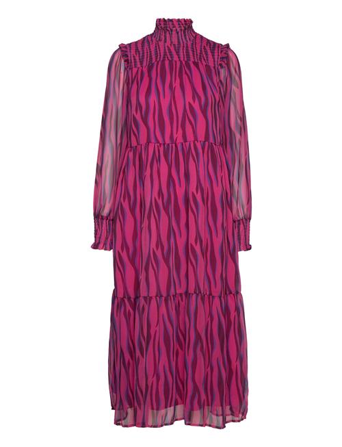 YAS Yasskino Ls Long Chiffon Dress S. YAS Pink