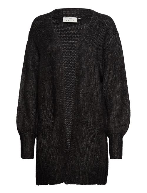 Se Kaalioma Knit Cardigan Kaffe Black ved Booztlet