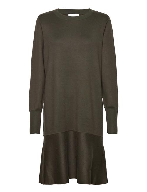 Als Short Knit Dress NORR Khaki