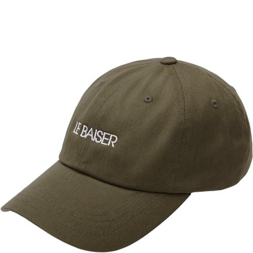 Se Le Baiser Baseball Cap Oliven ved Quint