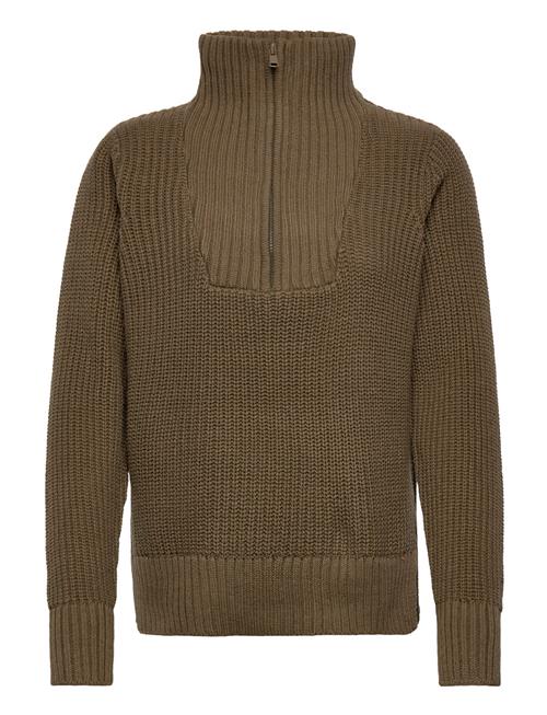 Coster Copenhagen Cc Heart Avery Zip Knit Sweater Coster Copenhagen Khaki