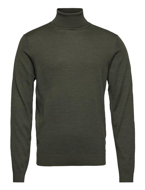 Selected Homme Slhtown Merino Coolmax Knit Roll B Selected Homme Green