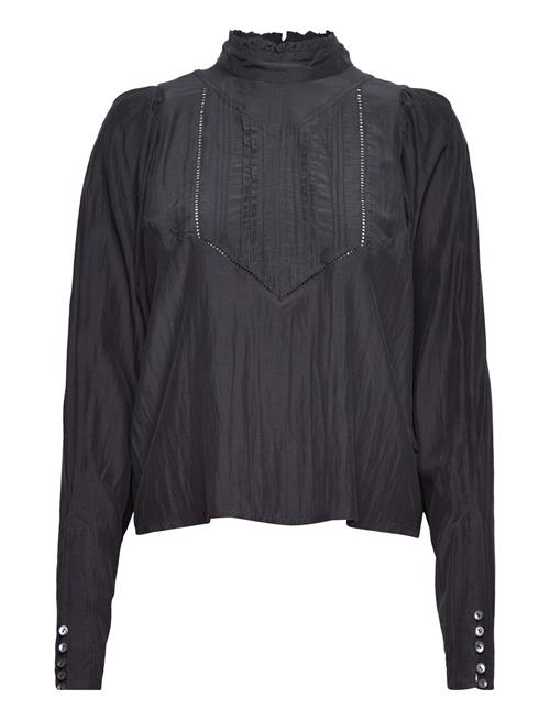 HUNKYDORY Isley Blouse HUNKYDORY Black