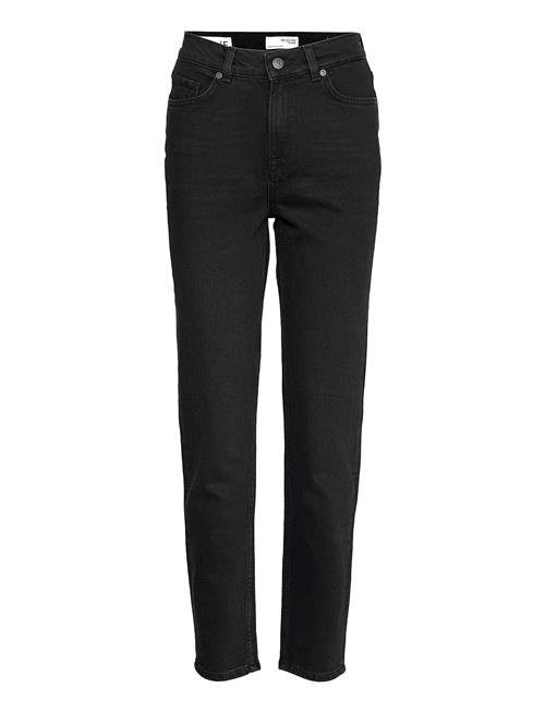 Slfamy Hw Slim Beauty Bla Jeans U Selected Black