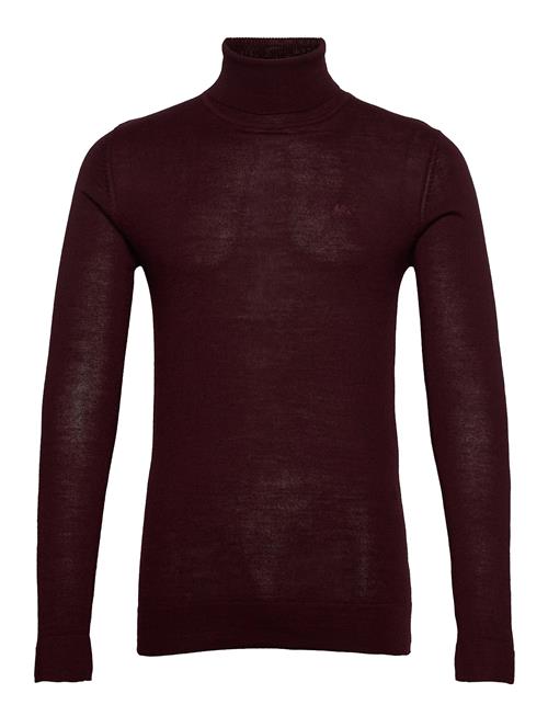 Lindbergh Merino Knit Roll-Neck Lindbergh Burgundy