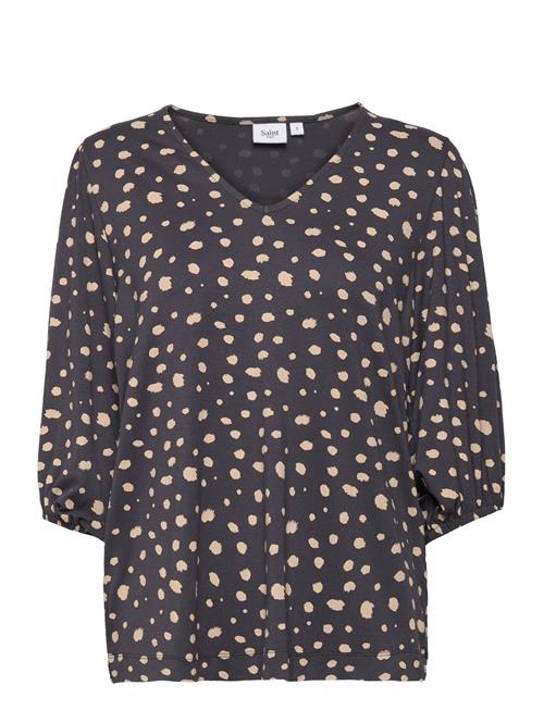 Saint Tropez Minasz V-N Blouse Saint Tropez Navy