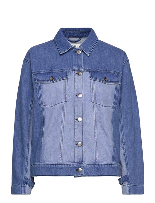 Mads Nørgaard Twin Denim Rain Jacket Mads Nørgaard Blue