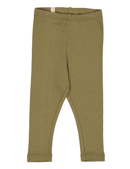 Rib Leggings Wheat Green