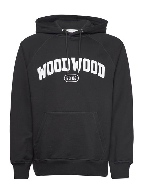 Se Fred Ivy Hoodie WOOD WOOD Black ved Booztlet