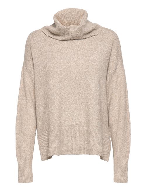 Se Vero Moda Vmdoffy Ls Cowlneck Blouse Ga Noos Vero Moda Beige ved Booztlet