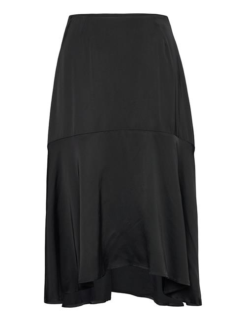 Malina Bonnie Midi Skirt With Frill Malina Black