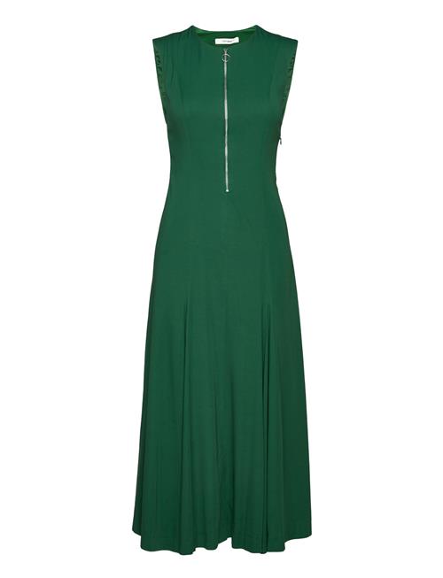 IVY OAK Long Midi Length Zipped Dress IVY OAK Green