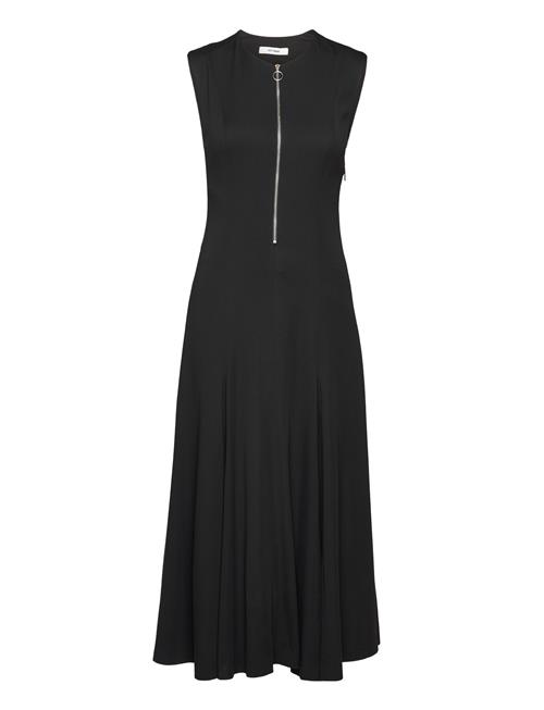 IVY OAK Long Midi Length Zipped Dress IVY OAK Black