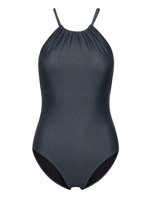 Filippa K Halter Printed Swimsuit Filippa K Blue