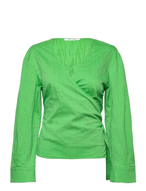 Rossi Wrap Blouse 14451 Samsøe Samsøe Green