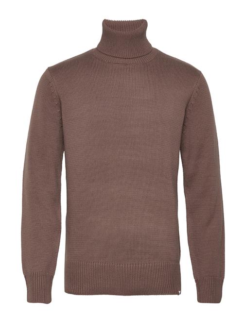 Les Deux Grant Turtleneck Cotton Knit Les Deux Brown