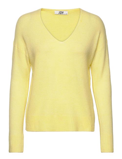 Jacqueline de Yong Jdycharly L/S V-Neck Pullover Knt Lo Jacqueline De Yong Yellow