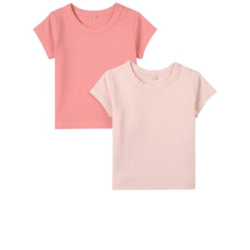 Se A Happy Brand 2-pak T-shirter Lyserøde | Lyserød | 62/68 cm ved Babyshop