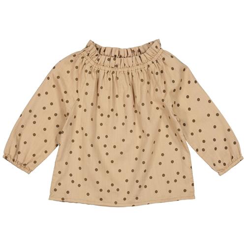 MarMar Copenhagen Bluse Tahin Dotty | Beige | 68 cm