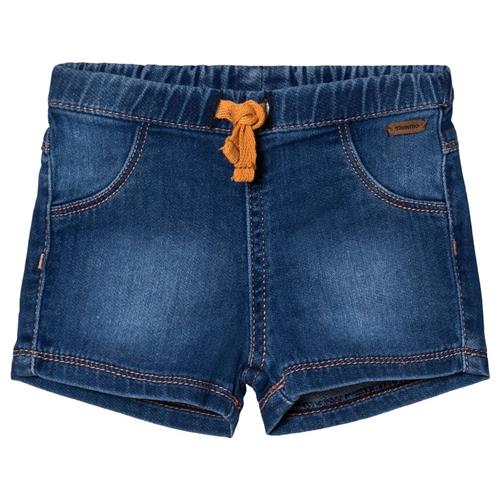 Se Minymo chambray Shorts Blåt | Marine blå | 56 cm ved Babyshop