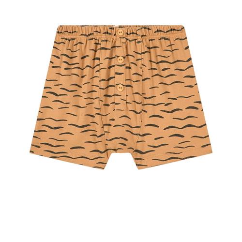 Se Mini Sibling Cotton Shorts Honey | Beige | 12-18 months ved Babyshop