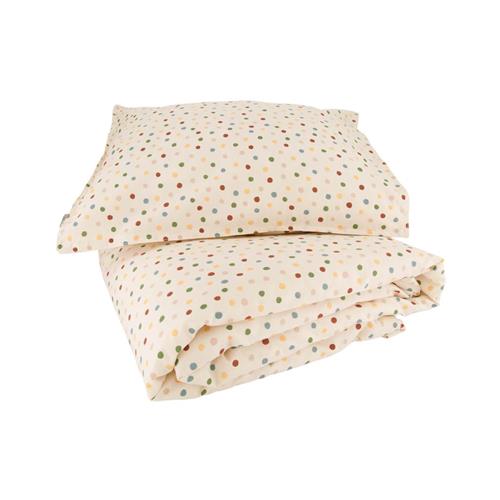 Se JOX Prikket Sengesæt Beige | Beige | 0 ved Babyshop