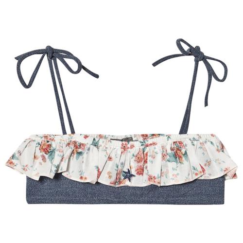 Tocoto Vintage Flower Print Flounce Bikinioverdel Blå | Blå | 3 years