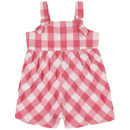 Se Mayoral Ginghame Smaekshorts Camelia Pink | Lyserød | 9 months ved Babyshop