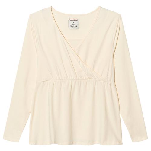 Mom2moM Glow LS Top Råhvid |  | M