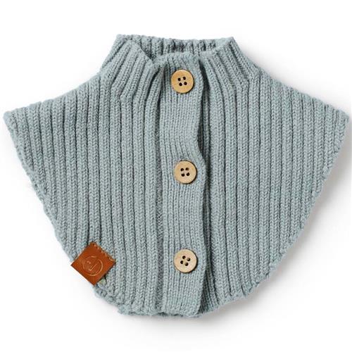 Se Elodie Strikket Krage Pebble Green | Blå | 0-3 ved Babyshop