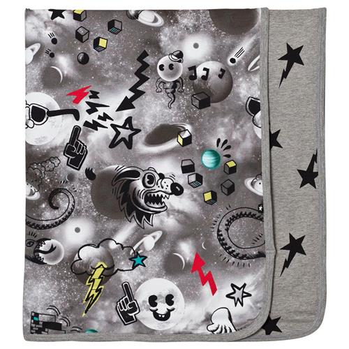 Se Molo Niles Blanket Comic Space | Sort | 0 ved Babyshop