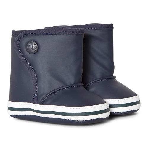 Se Petit Bateau Rain Tøffeler Navyblå | Marine blå | Premature ved Babyshop