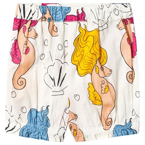 Mini Rodini Seahorse Woven Bloomers Off White |  | 56/62 cm