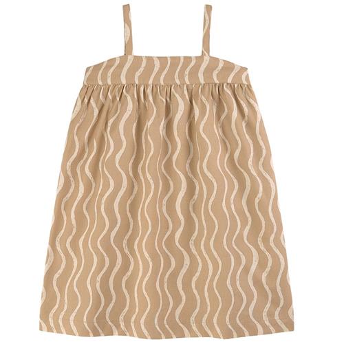 Beau Loves Stella Wiggle Print Kjole Caramel | Beige | 4-5 years