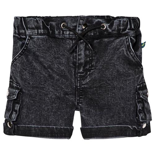 Se The BRAND Stone Wash Army Shorts Grå | Grå | 104/110 cm ved Babyshop