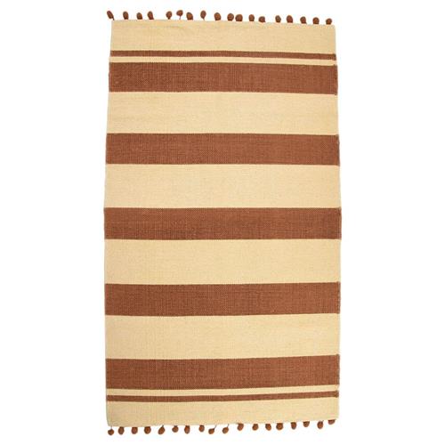 Se JOX Stripes Tæppe Brunt | Brun | 0 ved Babyshop