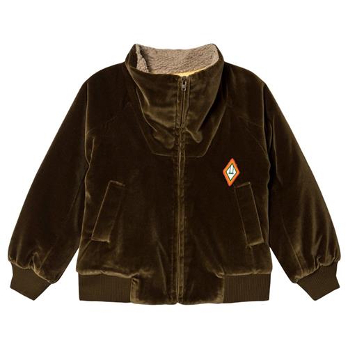 Se The Animals Observatory Tiger Kids Bomberjakke Khaki Logo | Grønn | 2 years ved Babyshop