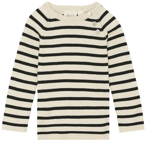 Se Flöss Flye Stribet Trøje Navy/Offwhite |  | 62 cm ved Babyshop