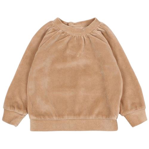 búho Sweatshirt Beige | Beige | 3 months