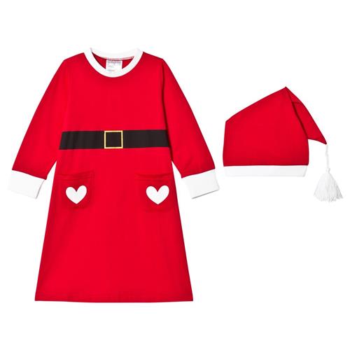 Se Christmas Kids Nissekjole, Rød | Rød | 86/92 cm ved Babyshop