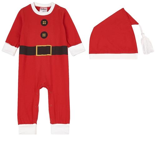 Se Christmas Kids Jul-onepiece Rød | Rød | 74 cm ved Babyshop