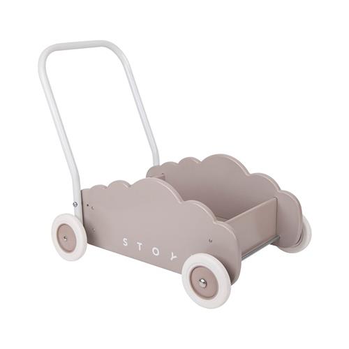 Se Stoy 100% FSC Cloud Lære-gå-vogn Taupe | Brun | 1-2 years ved Babyshop