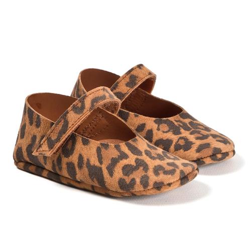 Tocoto Vintage Suede Leopard Før-sko Skoer Brune | Brun | 16 EU