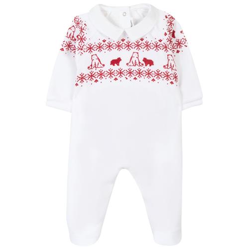 Se Tartine et Chocolat Sparkedragt Med Print Hvid | Hvid | 1 months ved Babyshop