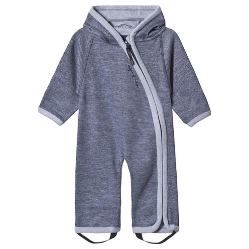 Se Isbjörn Of Sweden Woolly Body Denim | Blå | 80/86 cm ved Babyshop