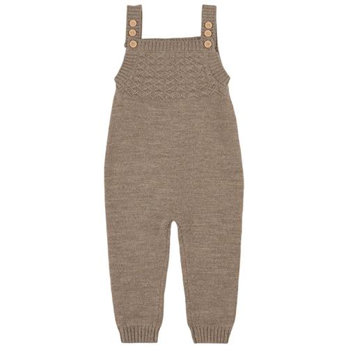 Little Jalo Strikket Overalls Wood Brown | Brun | 62 cm