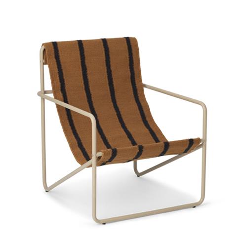 Se ferm LIVING Desert Lænestol Cashmere/Stripe | Brun | 0 ved Babyshop