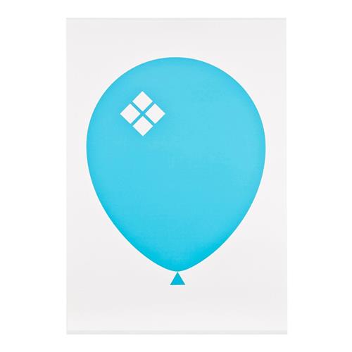 Se Acne Jr Ballon Plakat Blå | Blå | 0 ved Babyshop