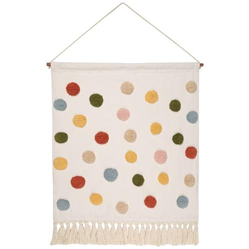 Se JOX Prikket Vægdekoration Cremefarvet | Beige | 0 ved Babyshop